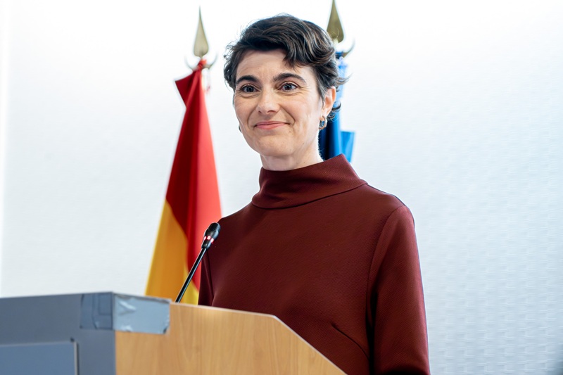 Rosa Martínez, secretaria de Estado de Derechos Sociales durante la presentación de las Estadísticas de Dependencia de el primer trimestre de 2026.